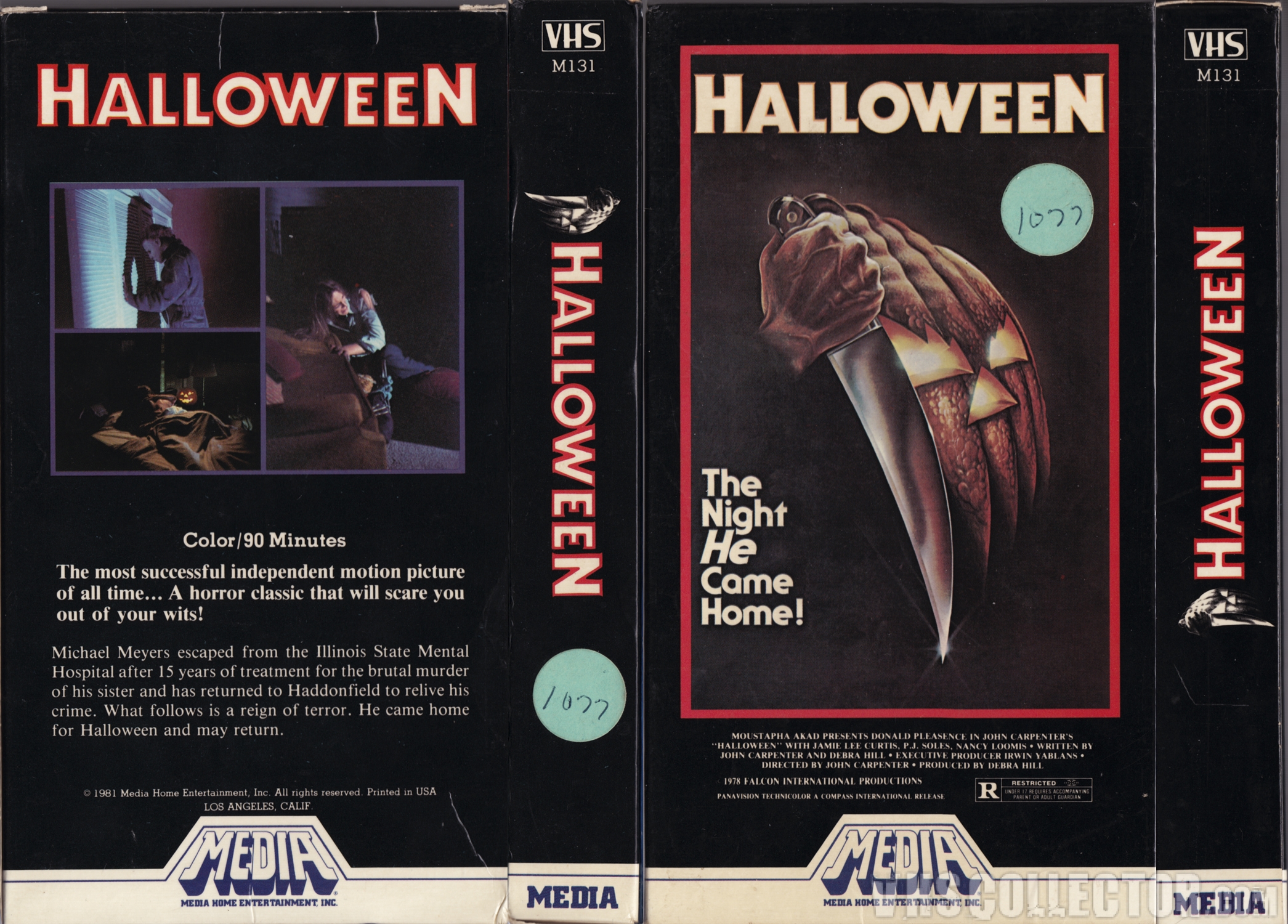 VHS обложка Halloween