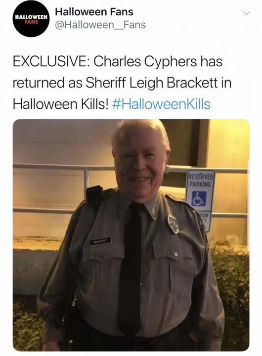 Sheriff Leigh Brackett Returns in Halloween Kills HalloweenMovies